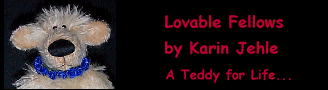 Teddy bears with soul and character by Karin Jehle.