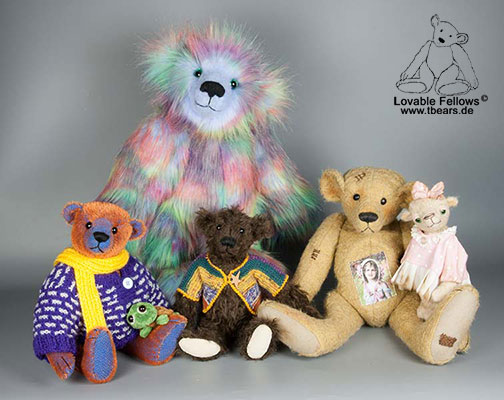 artist teddy bears by Karin Jehle