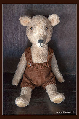 artist bear Primitive style teddy